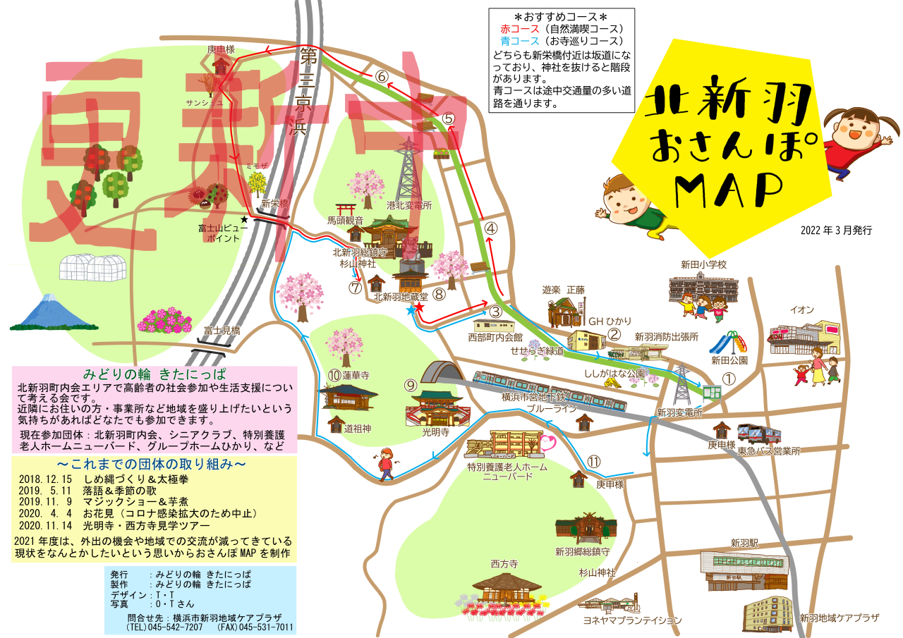 北新羽おさんぽマップの今後